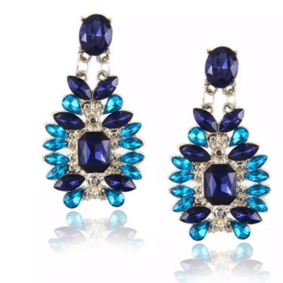 💙💎GRATEFUL💙MAKER💎💙 Jewelry - NEW💙💎BEAUTIFUL SAPPHIRE SKY BLUE RHINESTONES💎💙